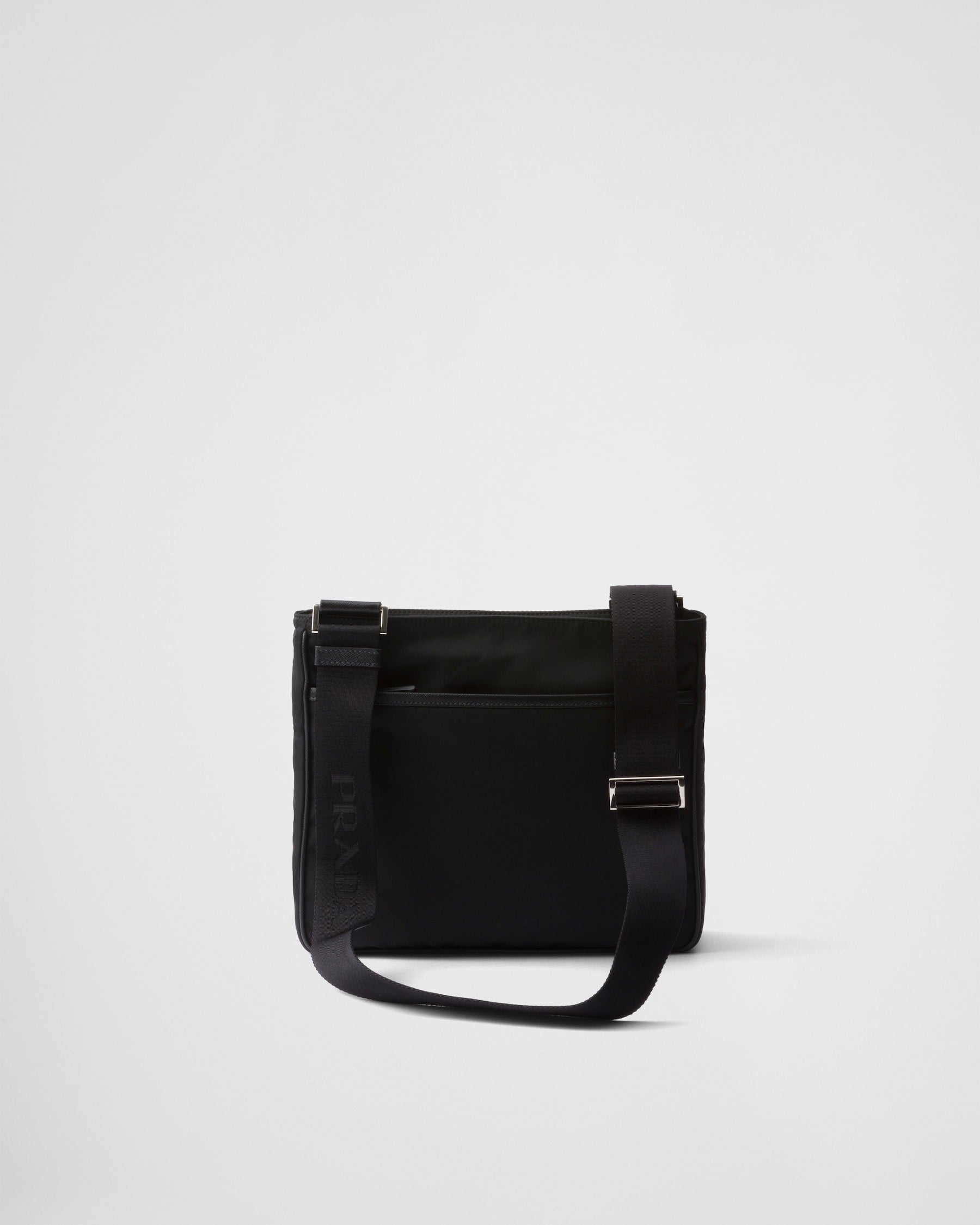 Sac porté épaule en Re-Nylon et cuir Saffiano