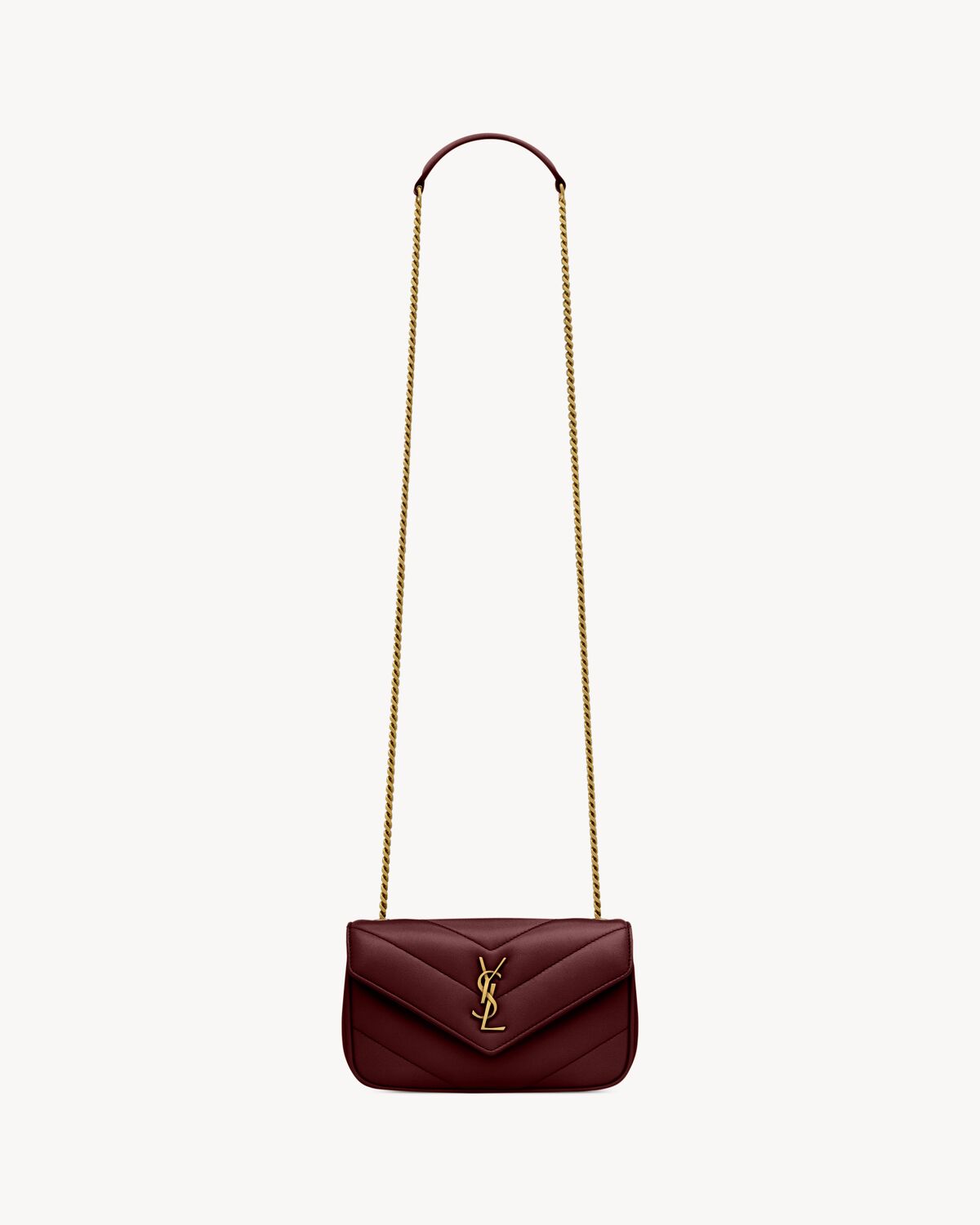 LOULOU MINI EN CUIR D'AGNEAU