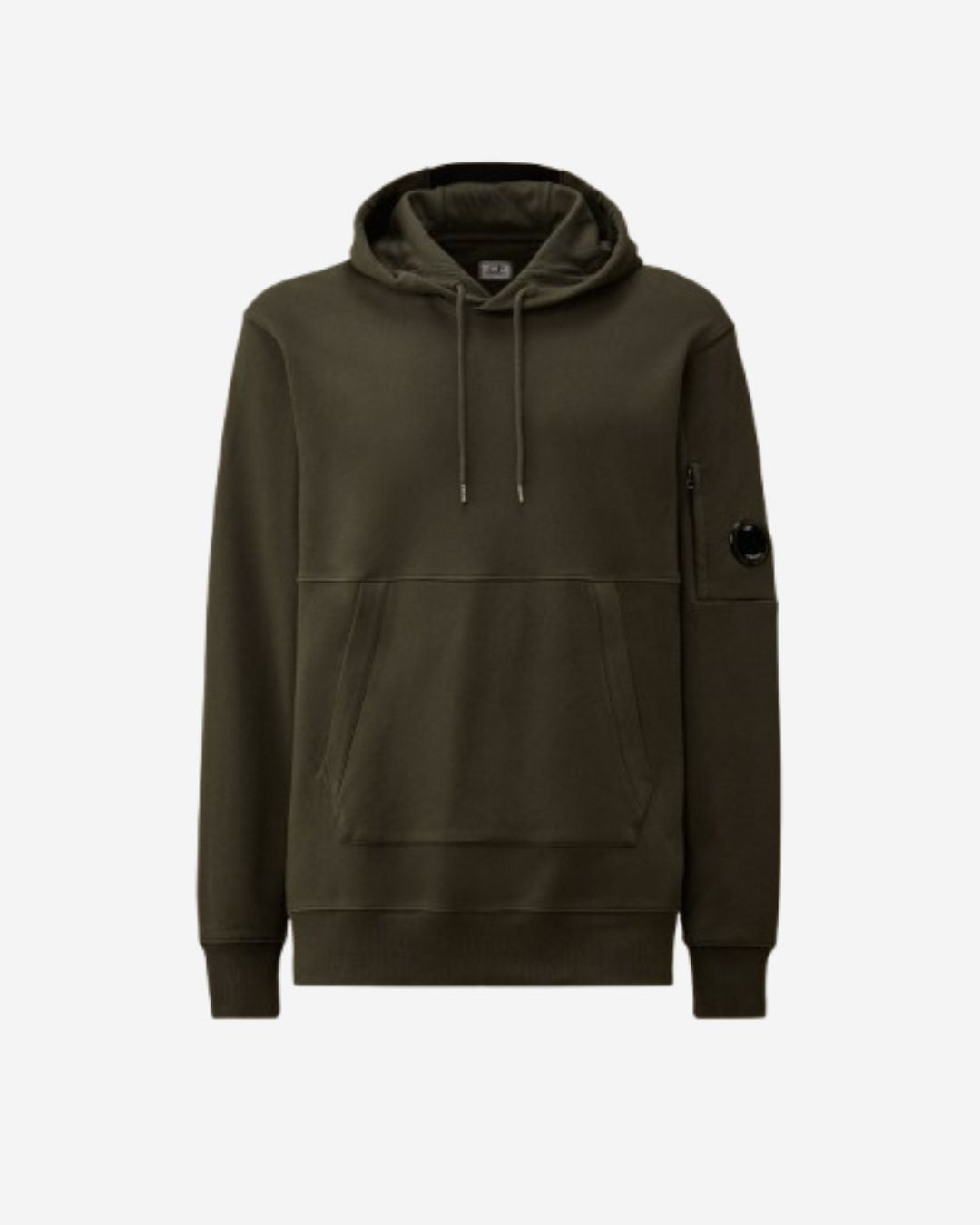 Sweat à capuche kaki CP