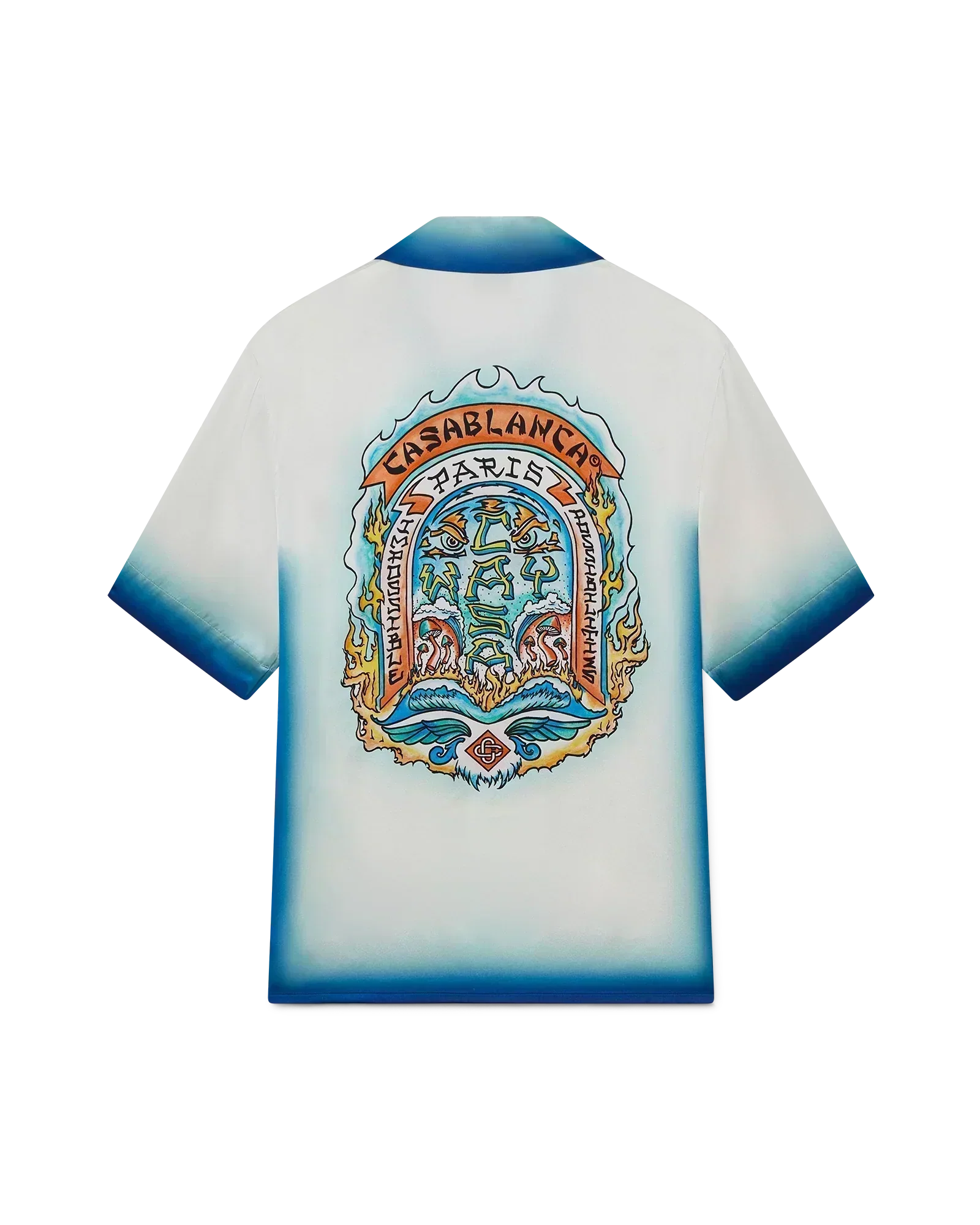 Casa Way Skate Short Sleeve Silk Shirt
